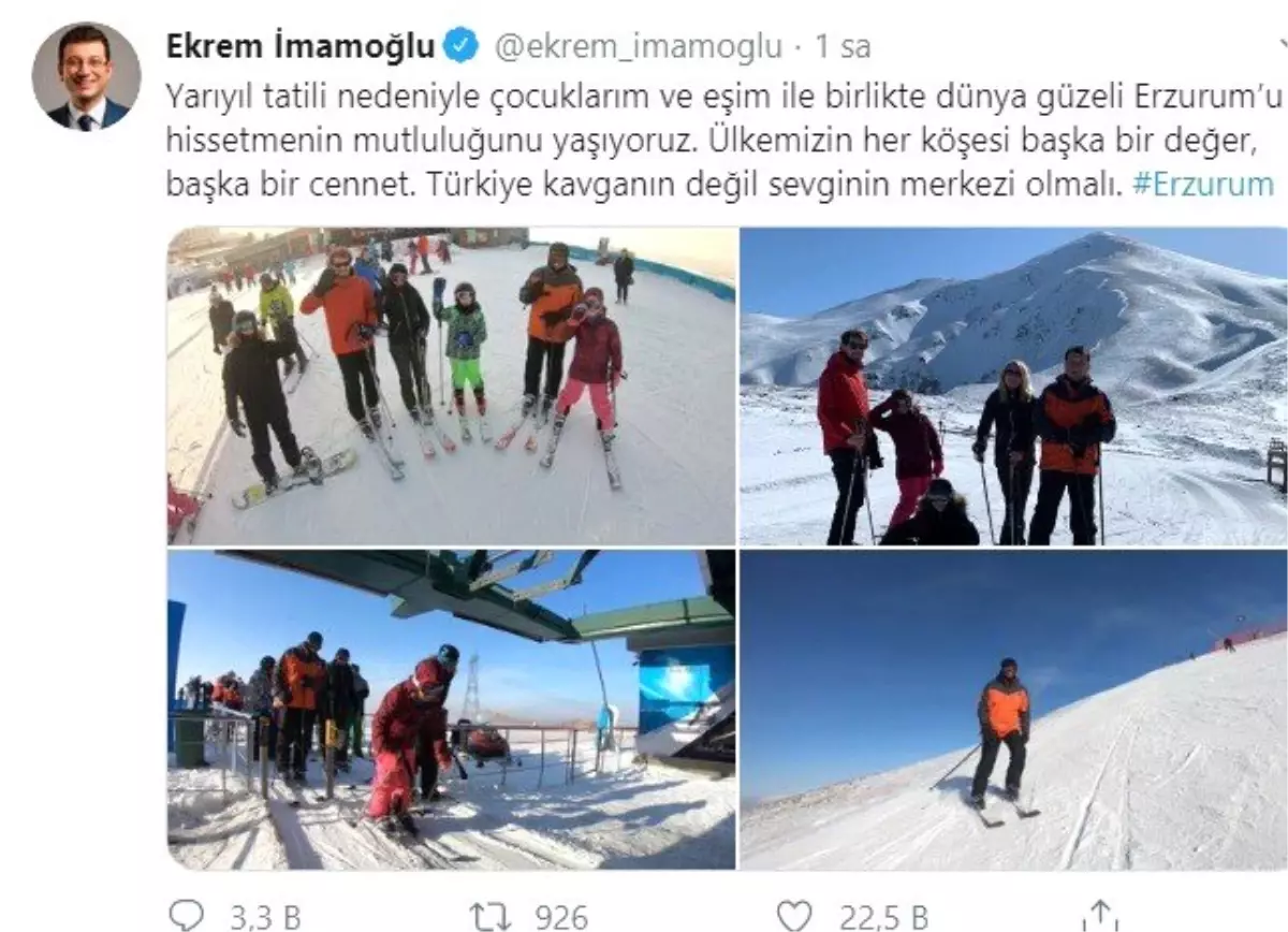 İmamaoğlu Palandöken\'de