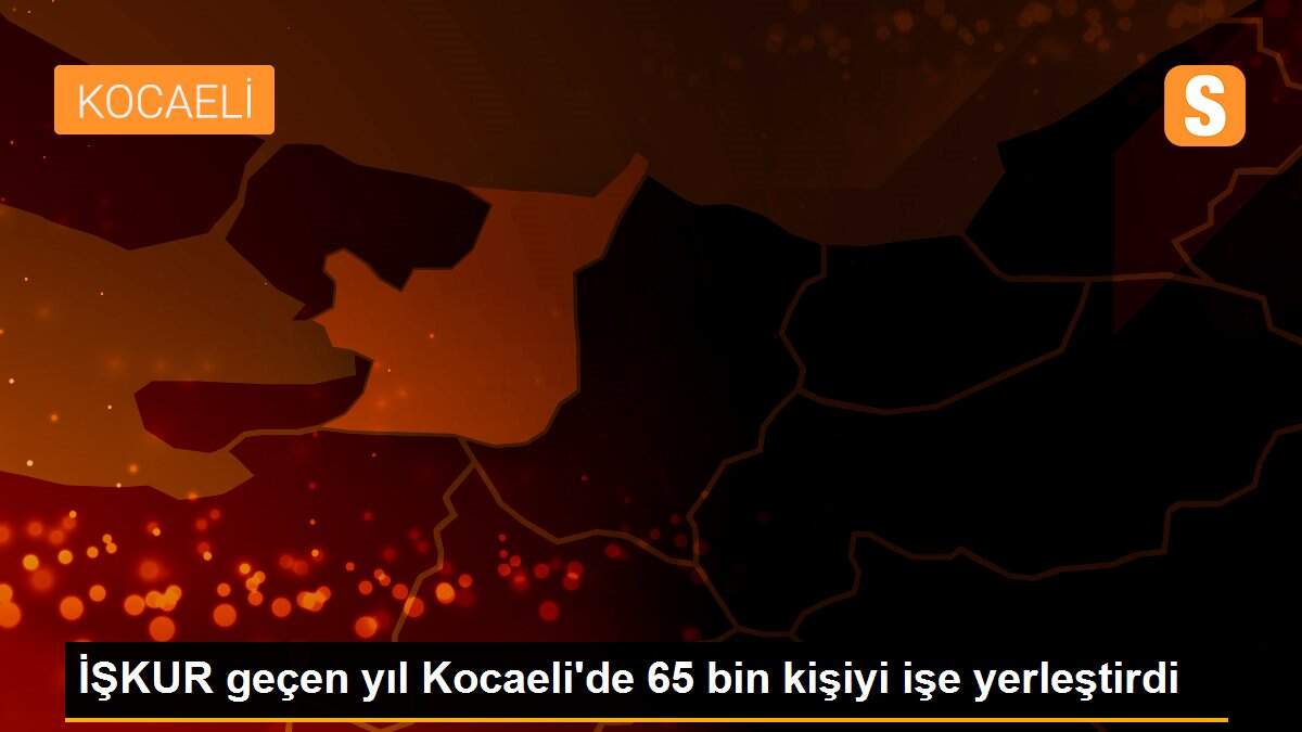 İŞKUR geçen yıl Kocaeli\'de 65 bin kişiyi işe yerleştirdi