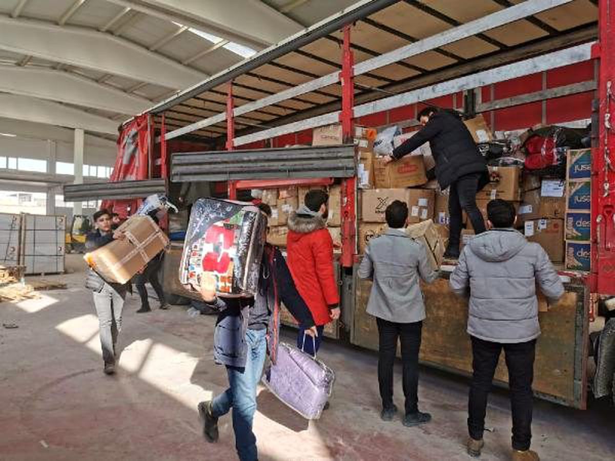 Kars Belediyesi\'nin yardımları teslim alındı