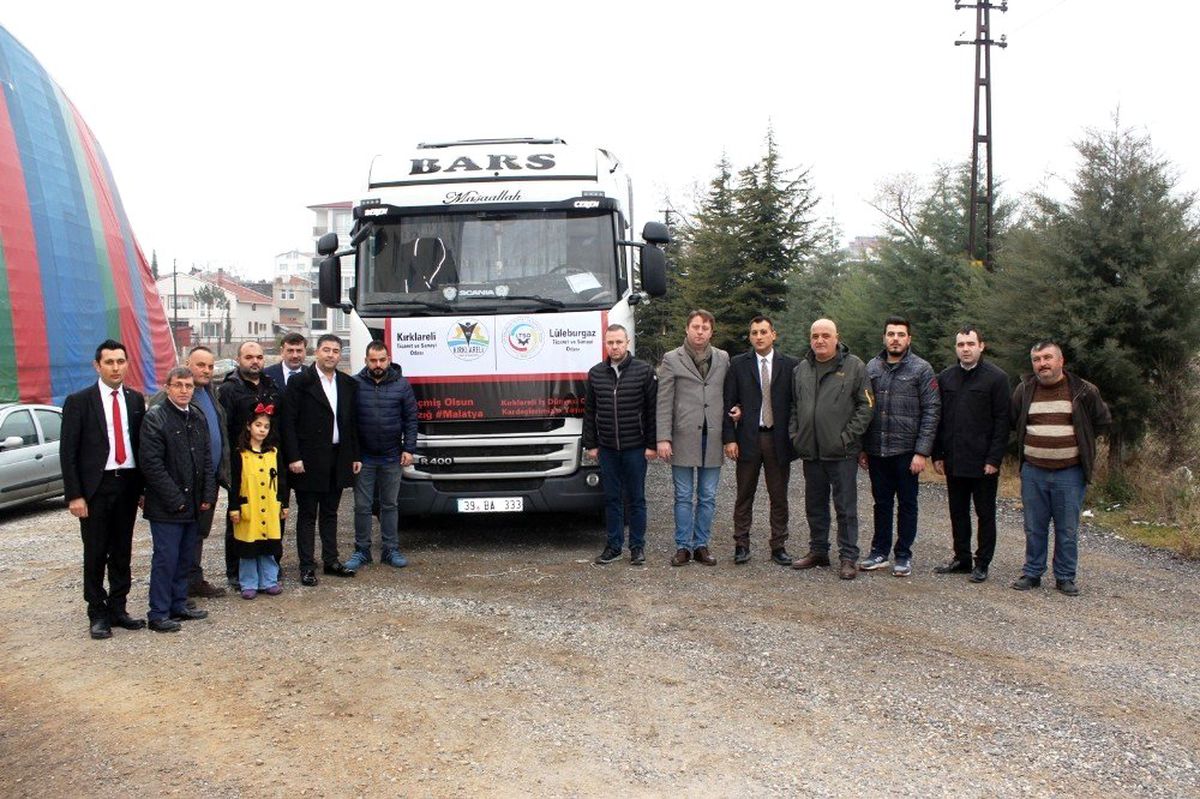 KTSO ve LTSO\'dan, Elazığ ve Malatya\'ya yardım eli uzandı