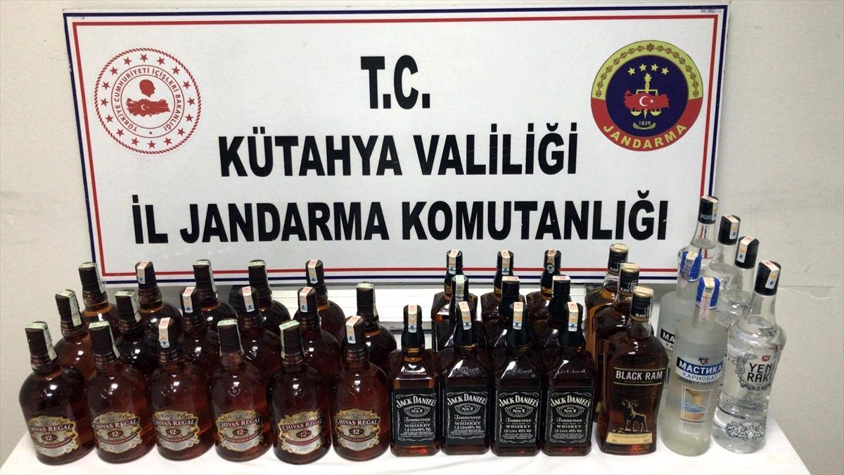Kütahya\'da kaçak içki operasyonu