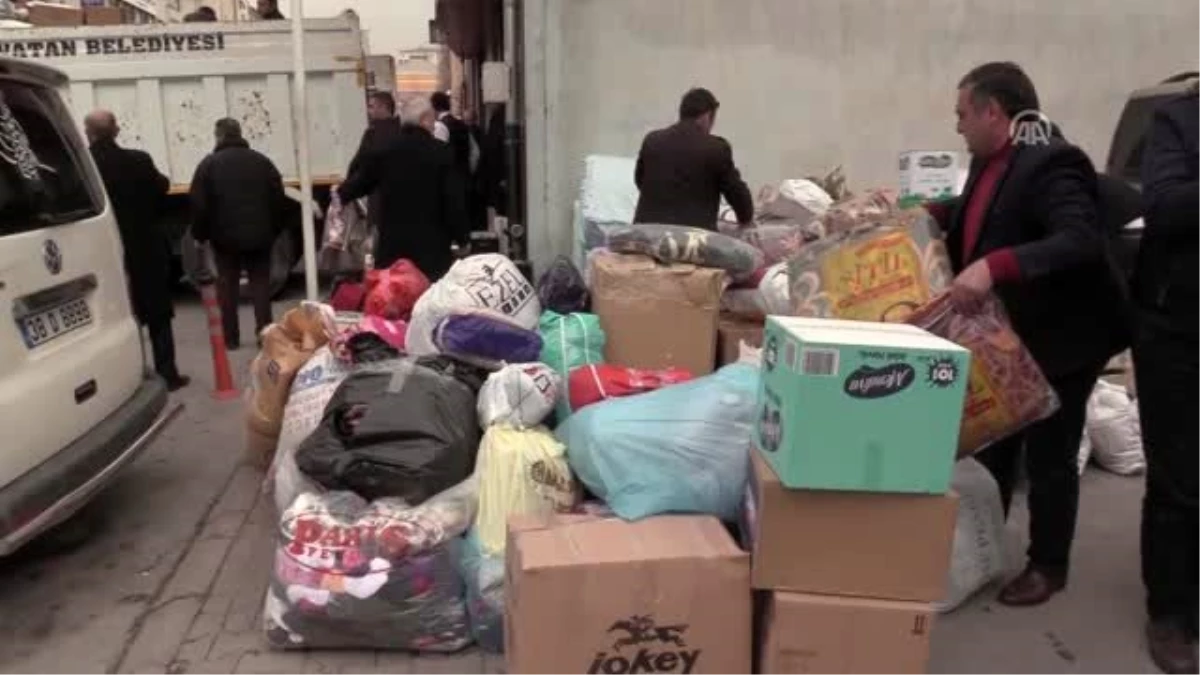 MHP Kayseri İl Başkanlığı\'ndan depremzedelere yardım