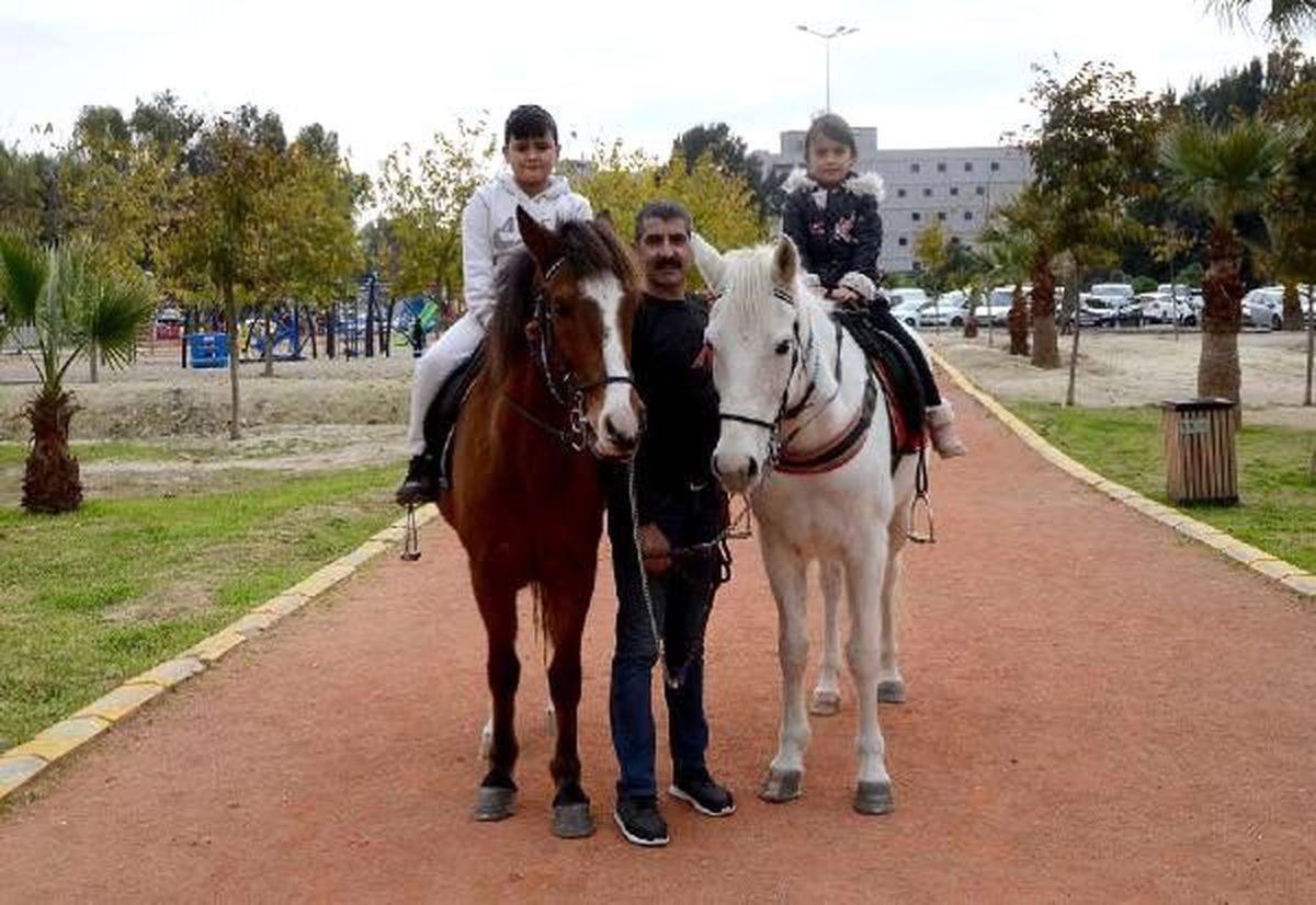Öğrencilerin sömestir tatilinde Pony Park keyfi