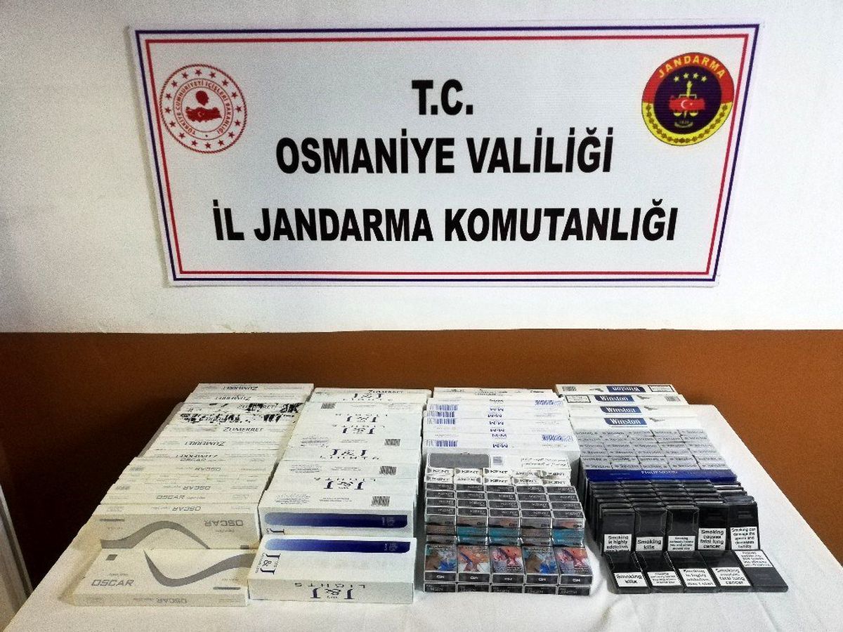 Otobüste 520 paket kaçak sigara bulundu