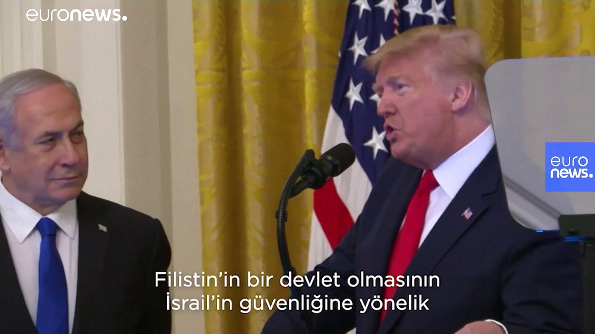 Trump, İsrail-Filistin sorununu çözmek için hazırladığı \'Yüzyılın Anlaşmasını\' açıkladı