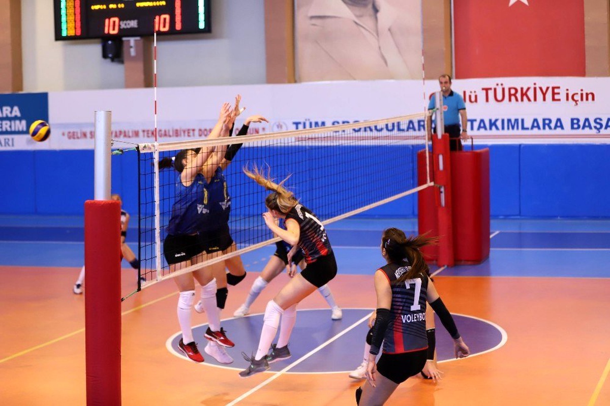 TVF Kadınlar 1. Lig: Nevşehir Belediyespor: 2 Mardin Büyükşehir Başakspor: 3