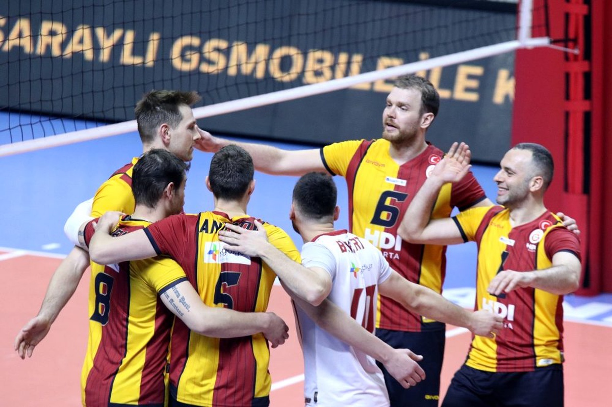 2020 Erkekler CEV Kupası: Galatasaray HDI Sigorta: 3 - C.S.M. Arcada Galati: 0