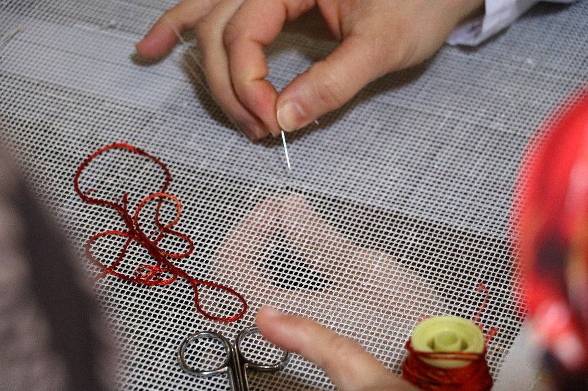 3 milyon 149 bin 80 iğne hareketiyle hazırlanıyor