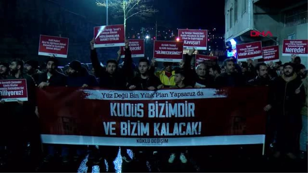 Abd başkonsolosluğu önünde protesto