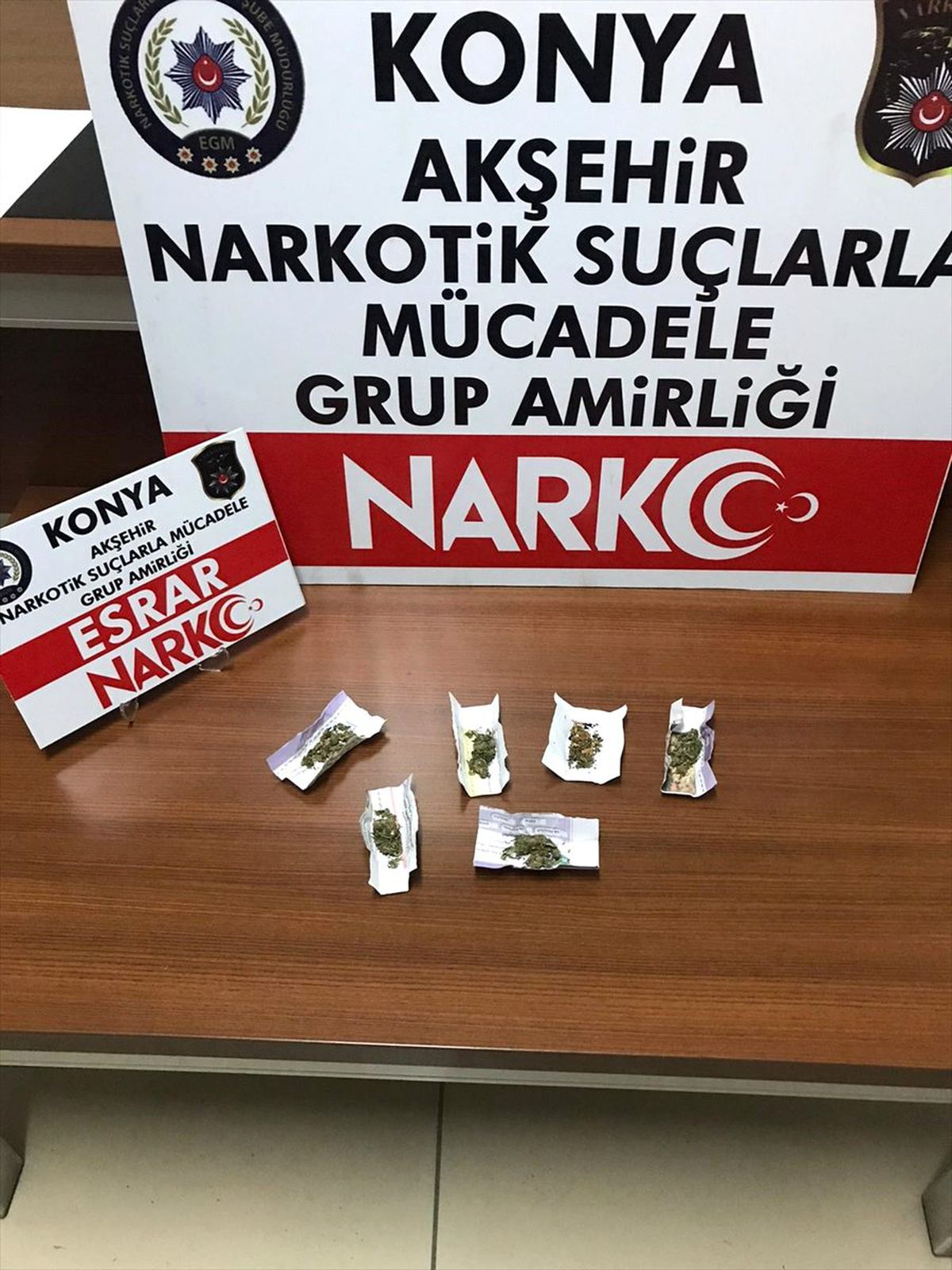 Akşehir\'de uyuşturucu operasyonu
