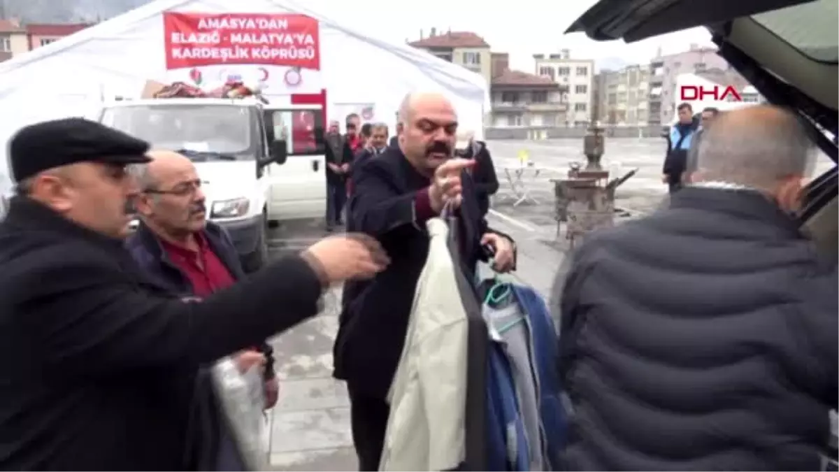 Amasya milli takım eşofmanını depremzedelere gönderdi