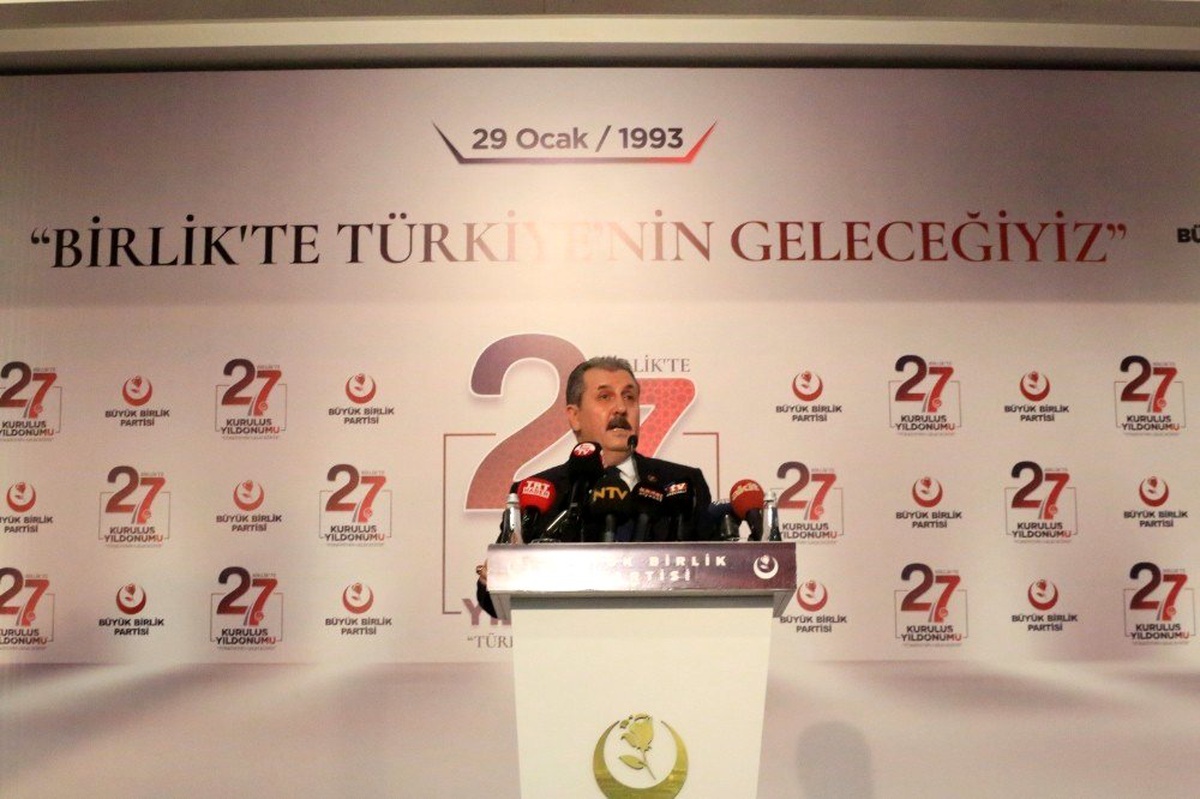 Büyük Birlik Partisi 27\'inci kuruluş yıl dönümünü kutladı