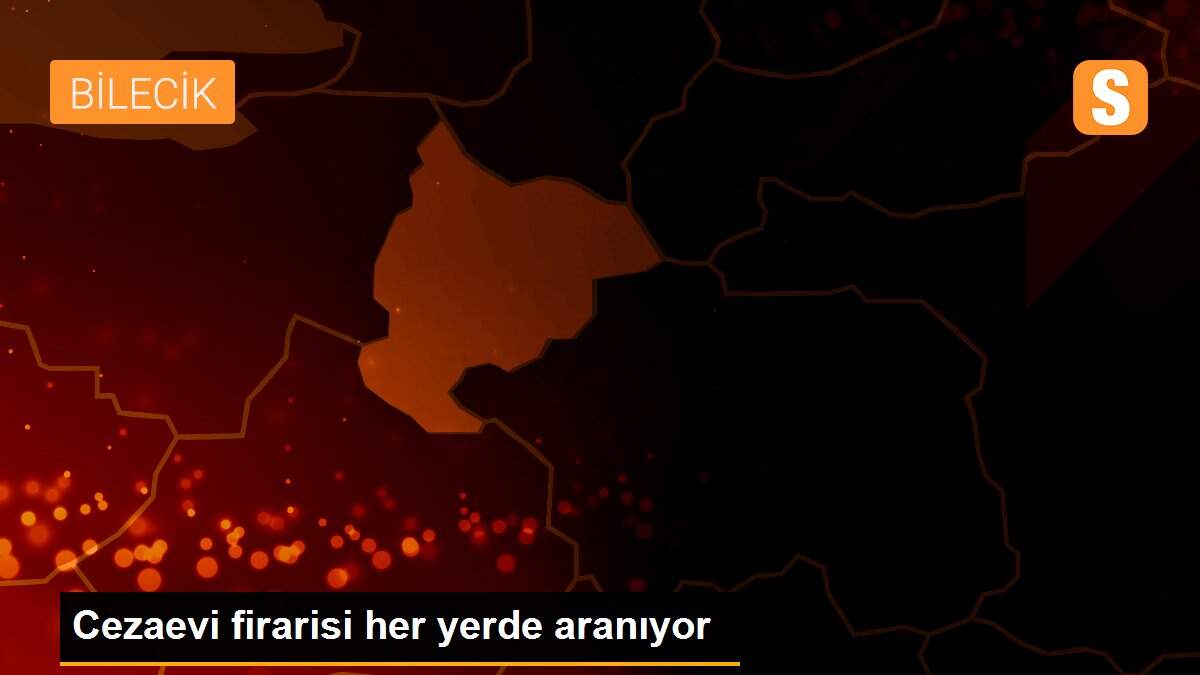 Cezaevi firarisi her yerde aranıyor