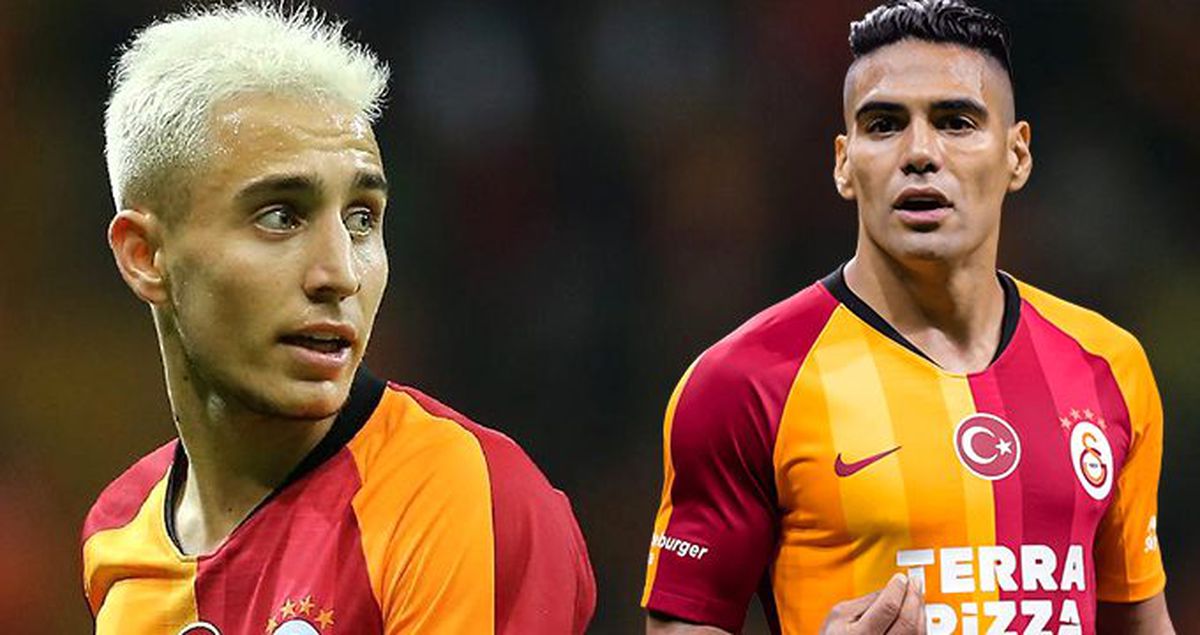 Galatasaray antrenmanında Falcao ile Emre Mor tartıştı