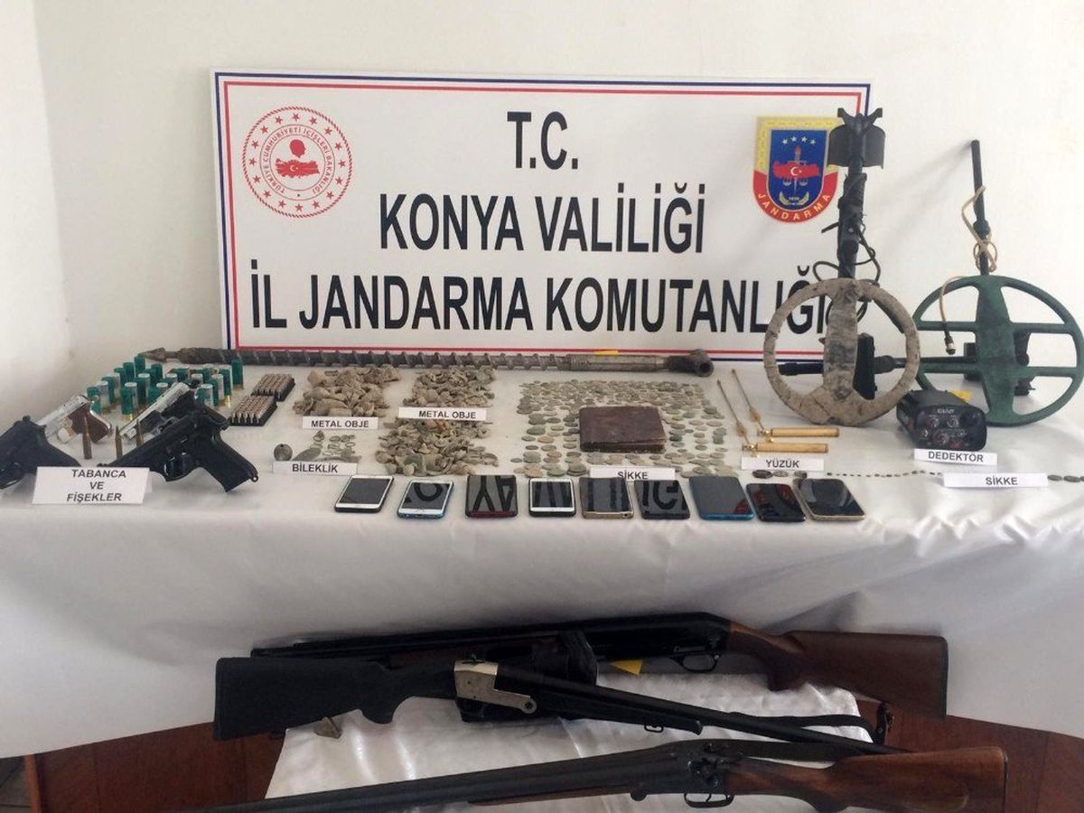 Konya ve Adana\'da tarihi eser operasyonu: 11 gözaltı