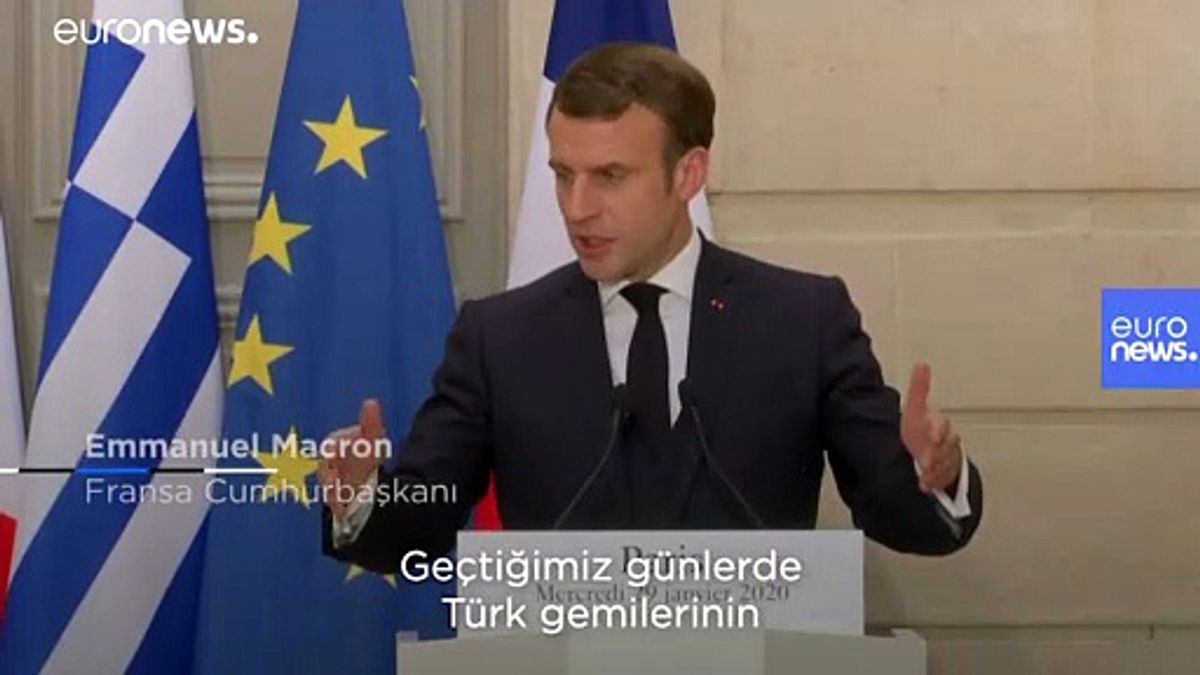 Macron, Cumhurbaşkanı Erdoğan\'ı, Libya konusunda verdiği sözü tutmamakla suçladı