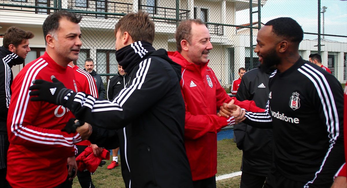 Sergen Yalçın, Beşiktaş\'ta ilk idmanına çıktı