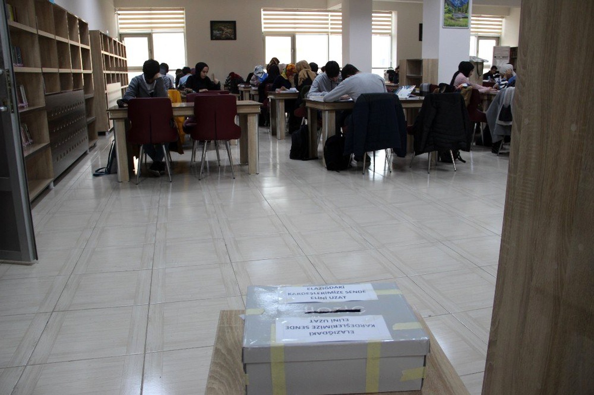 Solhanlı öğrenciler Elazığlı kardeşlerine el uzattı