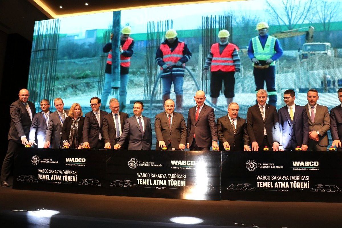 WABCO\'nun Türkiye\'deki ilk fabrikasının temel atma töreninde konuşan Bakan Varank Açıklaması