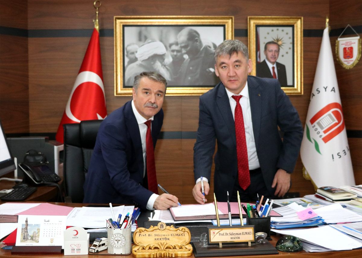 Amasya Üniversitesi ile Kırgızistan Osh Devlet Üniversitesi arasında protokol imzalandı