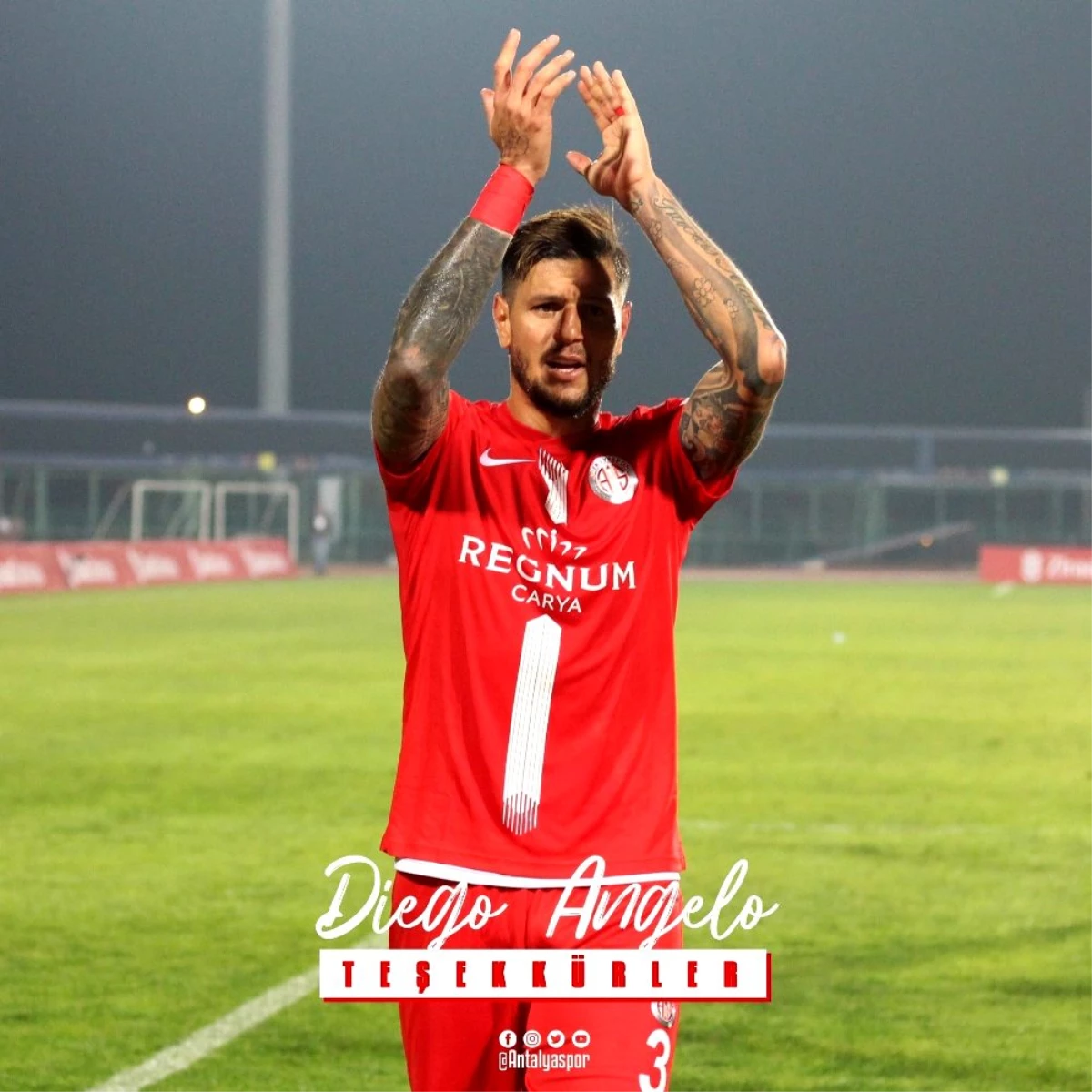 Antalyaspor, Diego Angelo\'yu Kayserispor\'a kiraladı