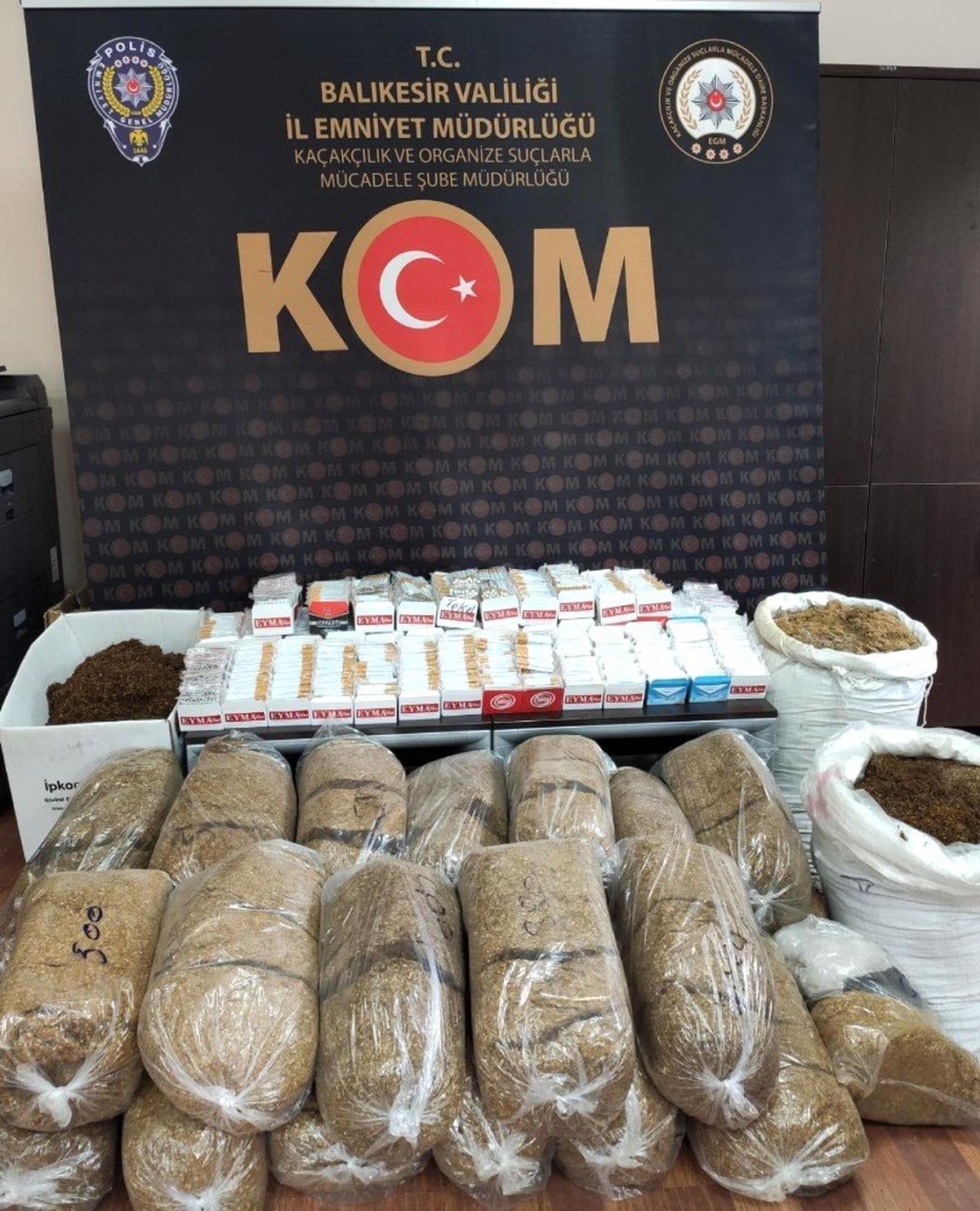 Balıkesir polisinden "duman" operasyonu