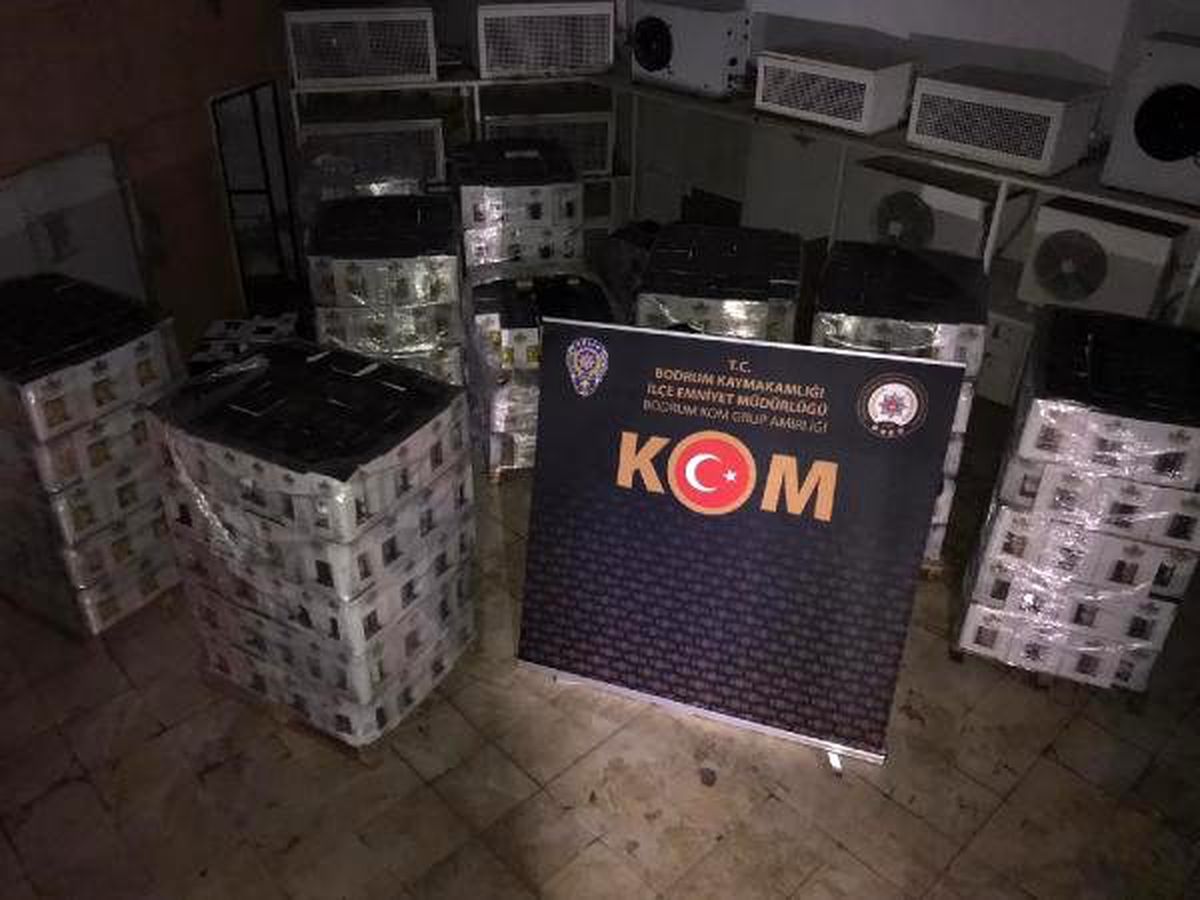 Bodrum\'da 7 bin şişe sahte içki ele geçirildi