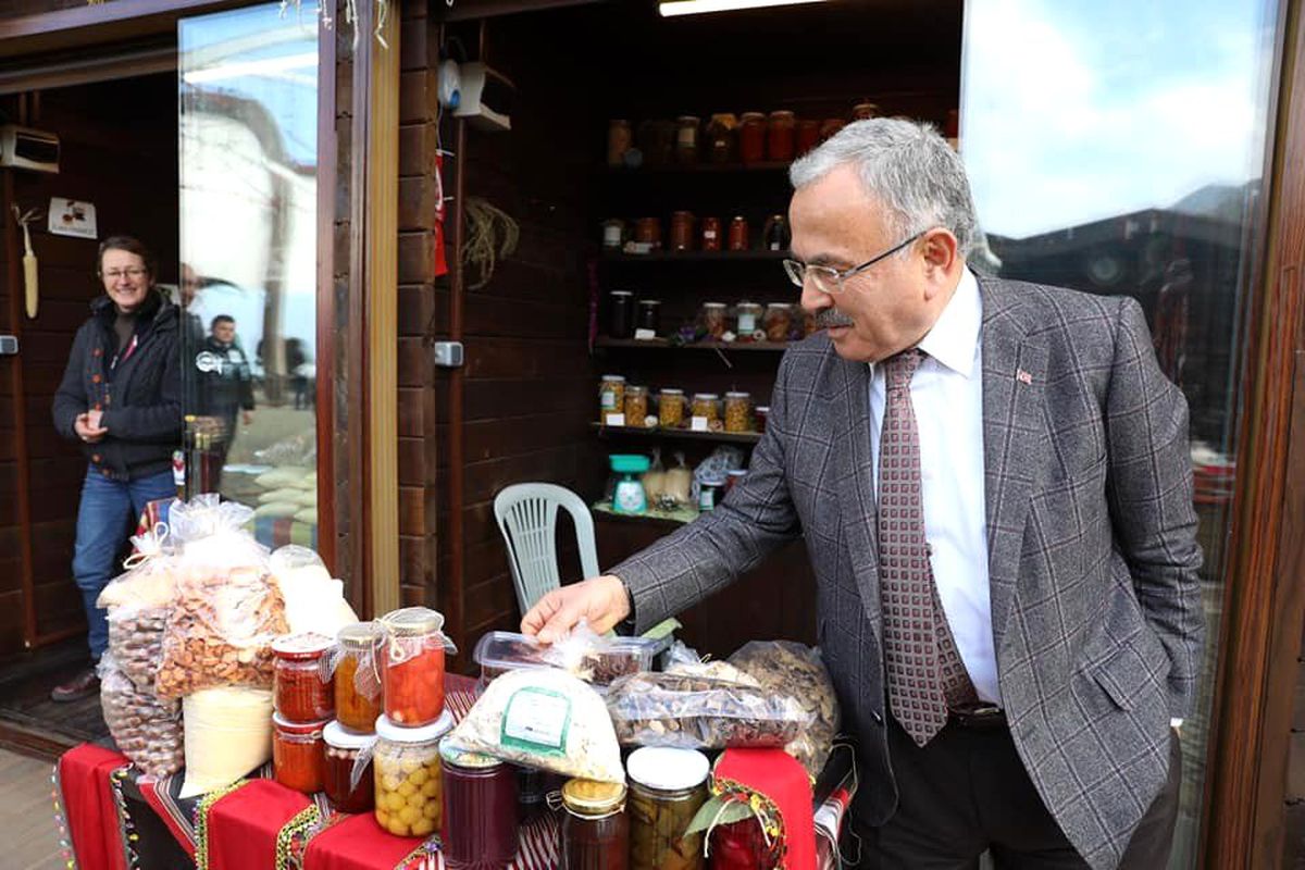Burada her şey organik