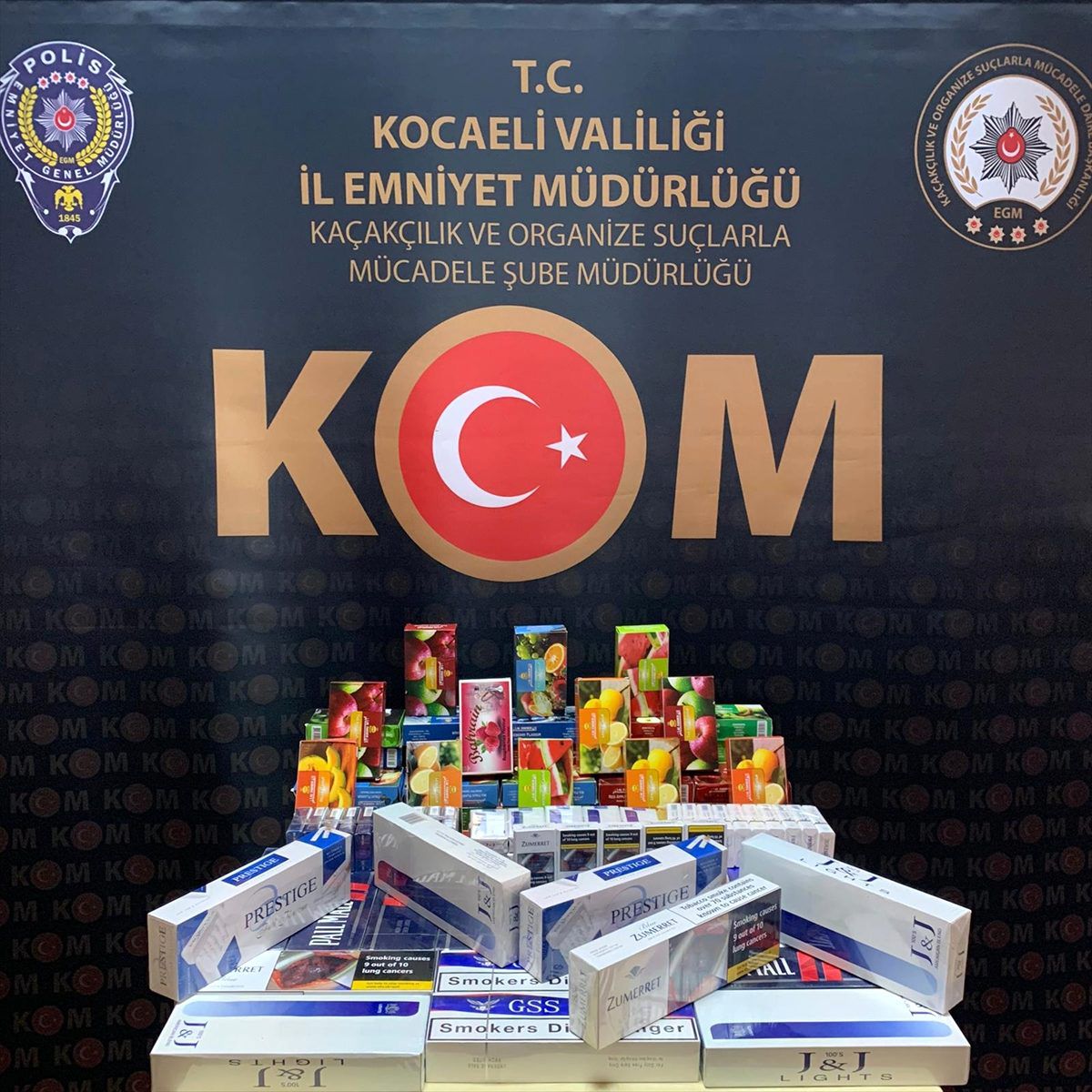 Kocaeli\'de kaçak tütün operasyonu