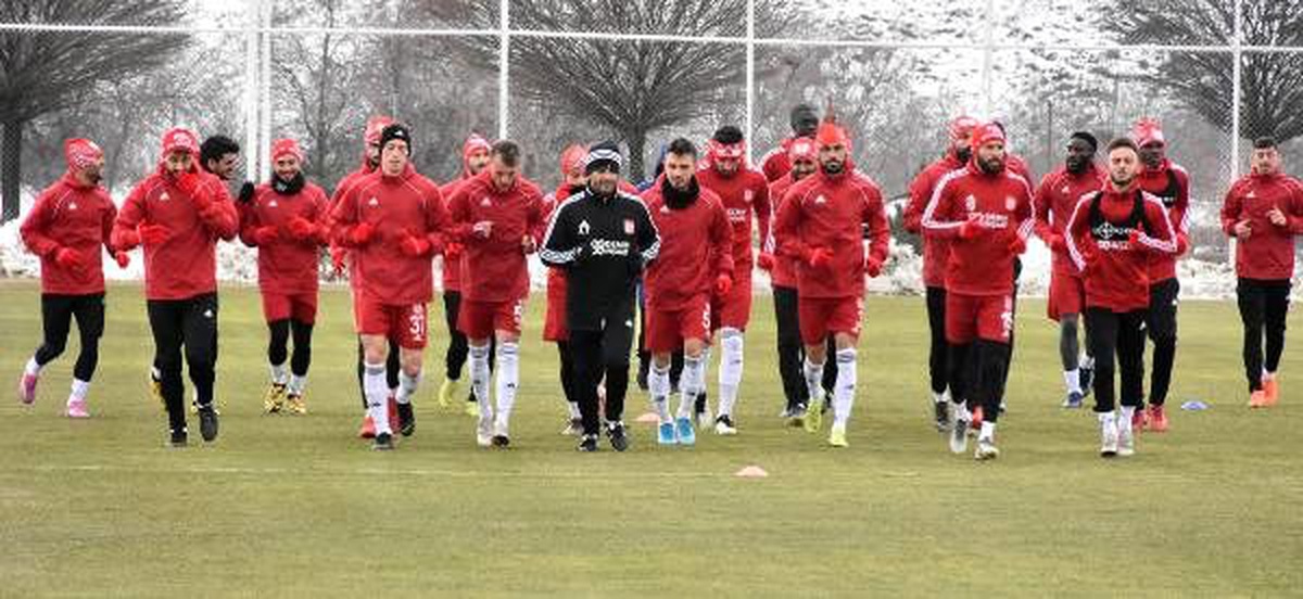 Sivasspor, Gaziantep maçı hazırlıklarını sürdürdü