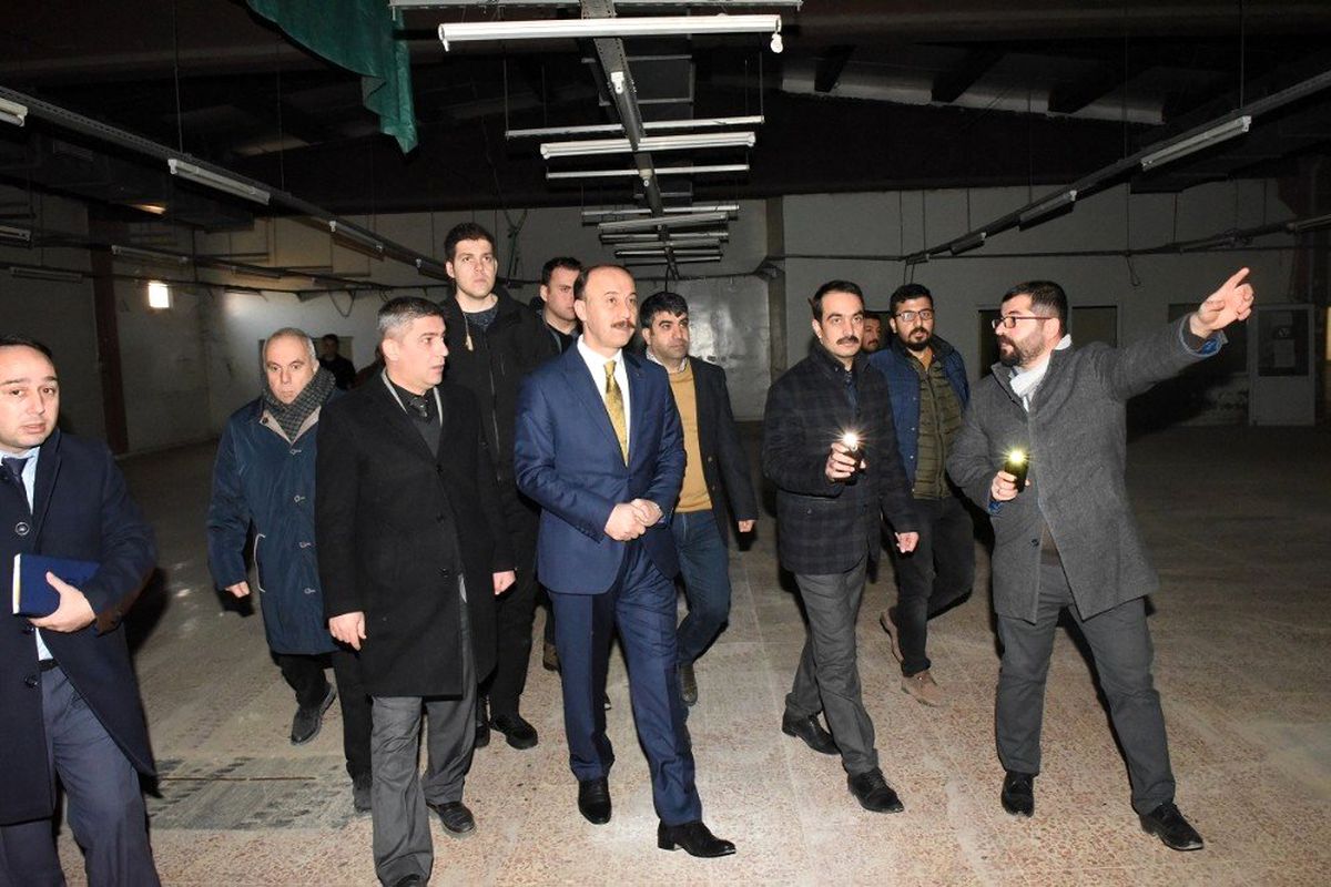 Vali Erin, OSM\'deki fabrikaları inceledi