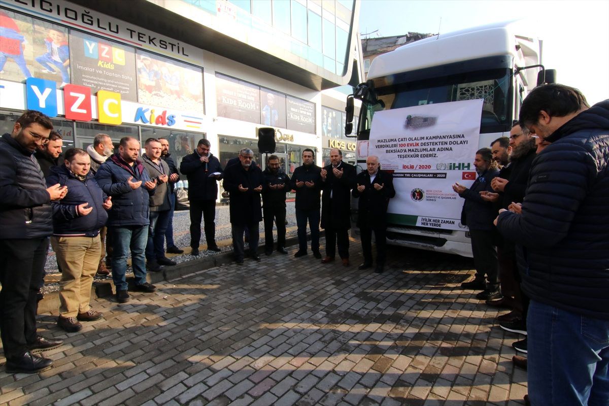 İdlib\'deki çocuk ve gençlere Bursa\'dan kışlık giyecek gönderildi