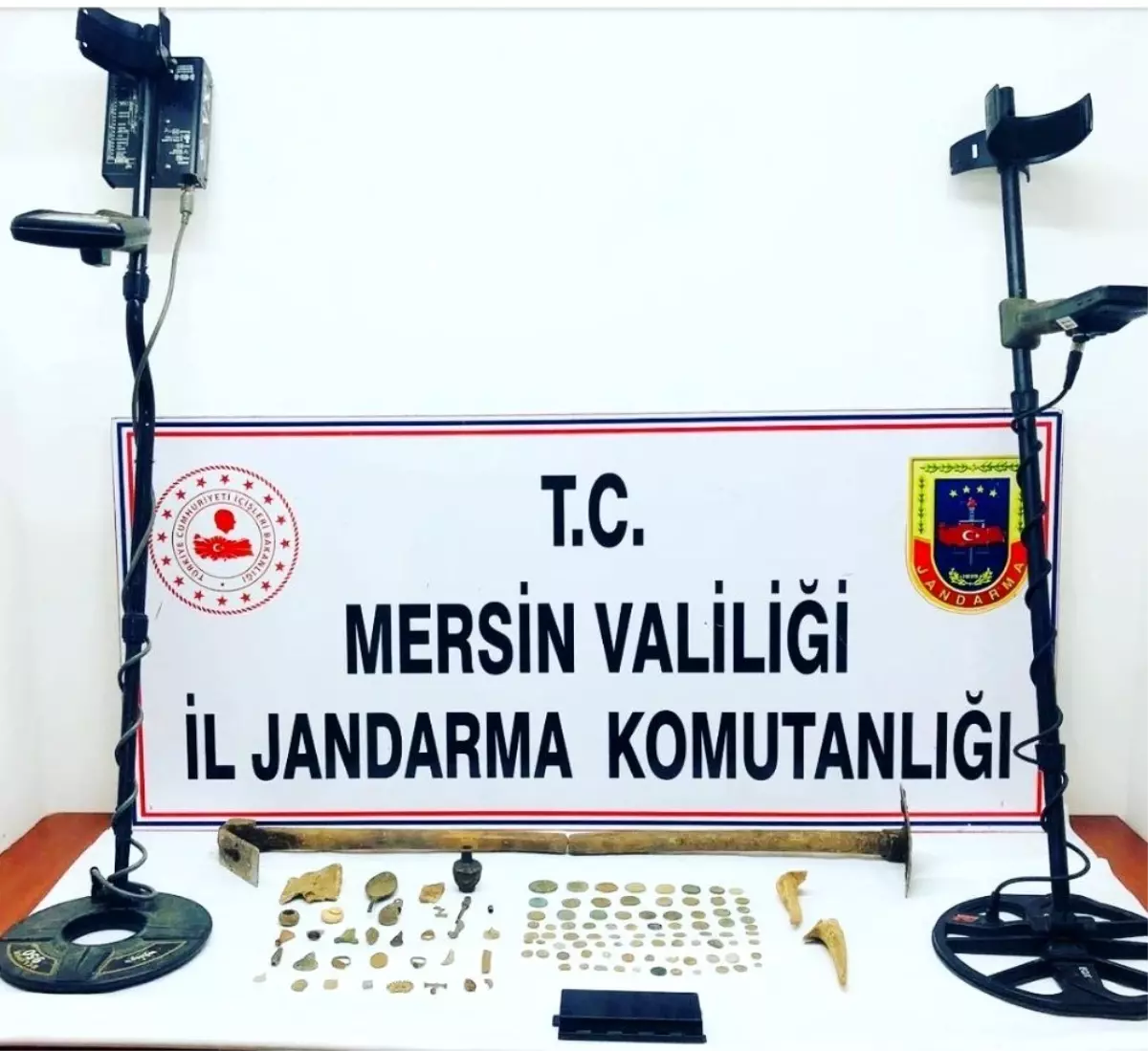 Mersin\'de 2 şüpheli sit alanında define ararken yakalandı