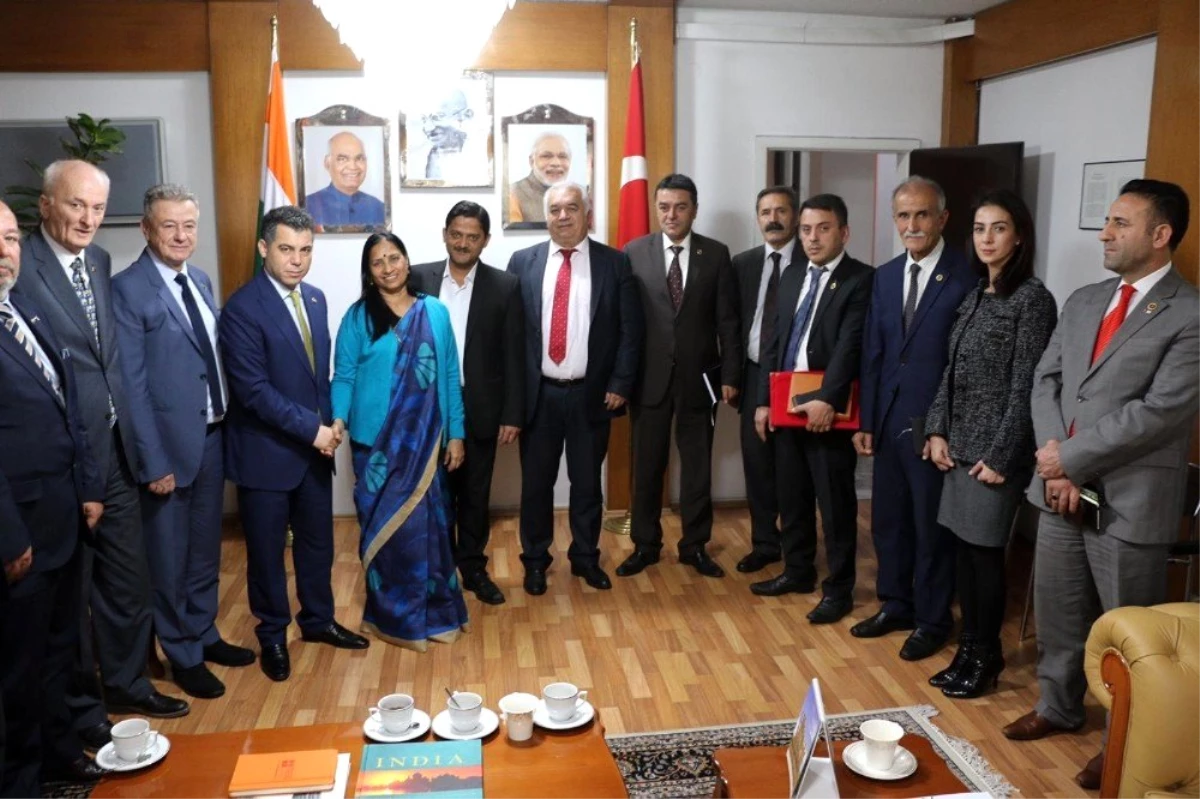 SANKON\'dan Hindistan Büyükelçiliği\'ne ziyaret