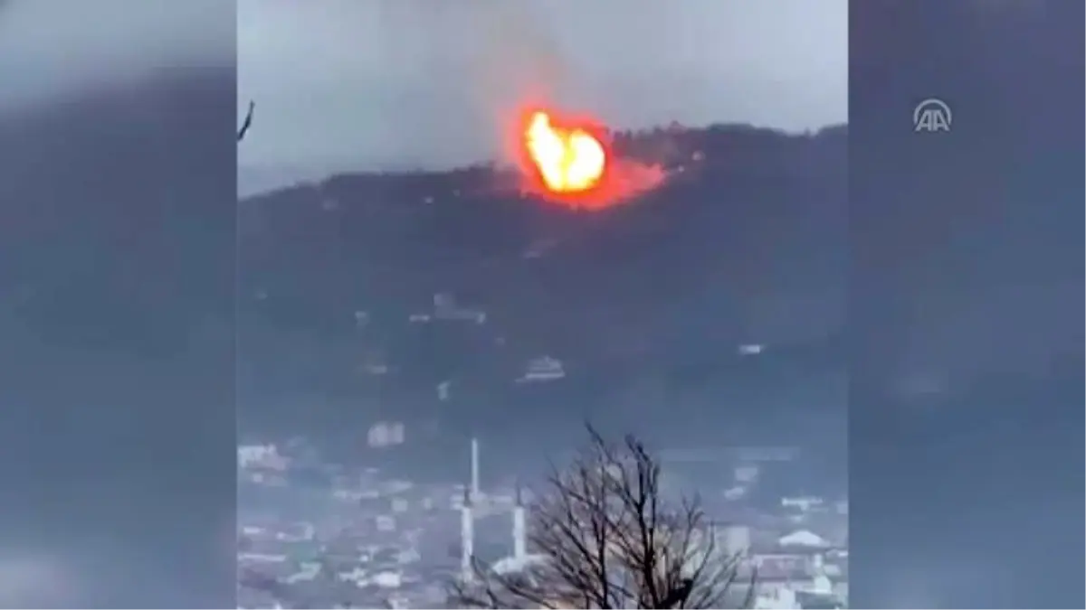 Ünye\'de doğal gaz borusu patladı (2)