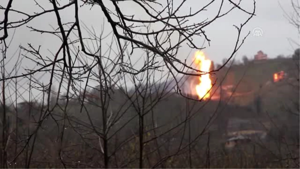 Ünye\'de doğal gaz borusu patladı (3)