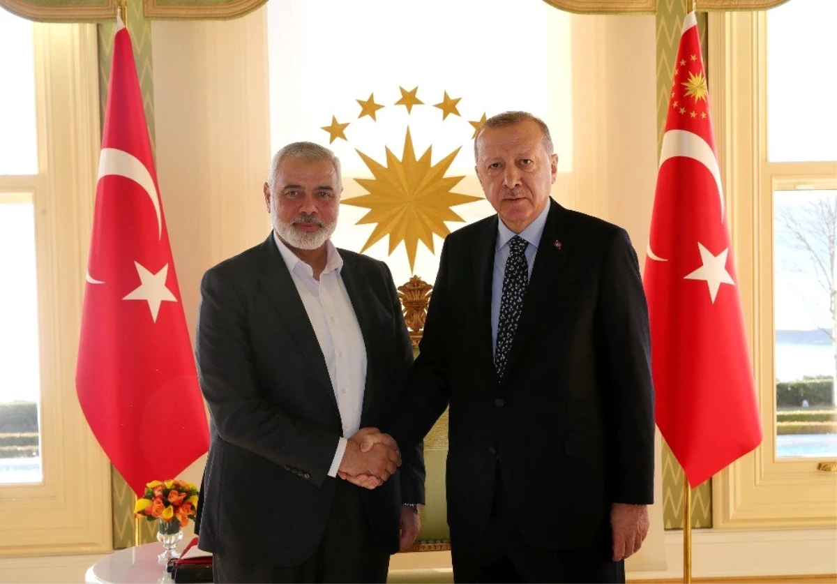 Cumhurbaşkanı Erdoğan, Hamas Lideri İsmail Heniyye\'yi kabul etti