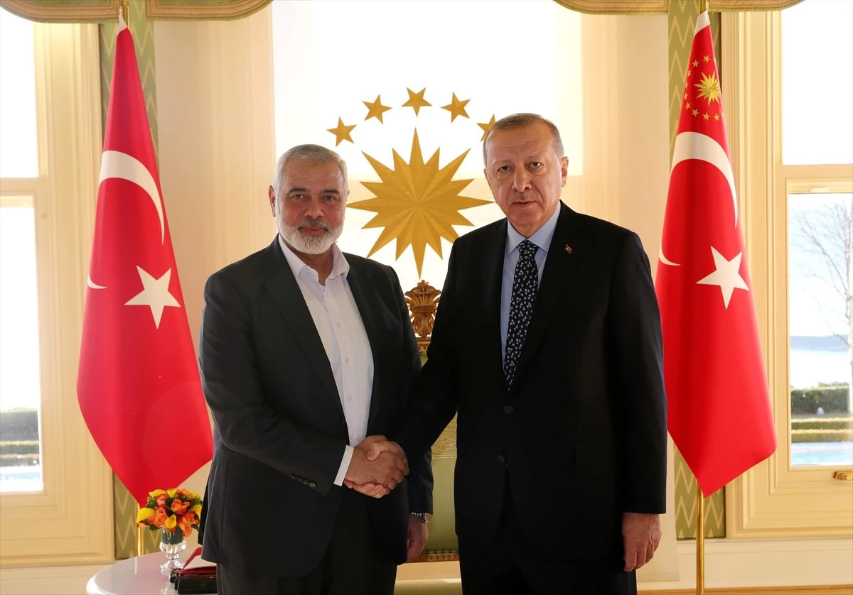 Cumhurbaşkanı Erdoğan\'ın, Hamas Lideri Heniyye\'yi kabulü başladı