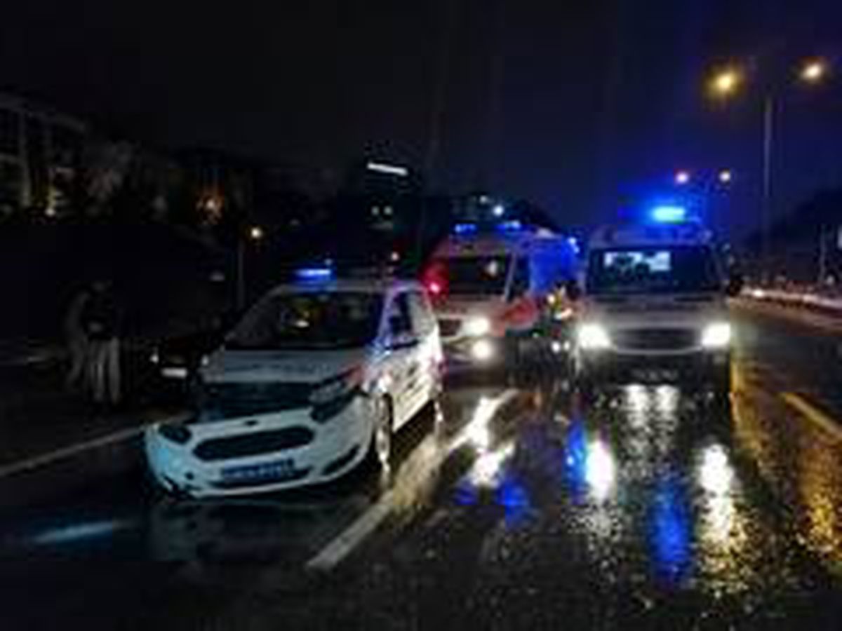 D-100 Karayolunda trafik kazası; ikisi polis dört kişi yaralandı