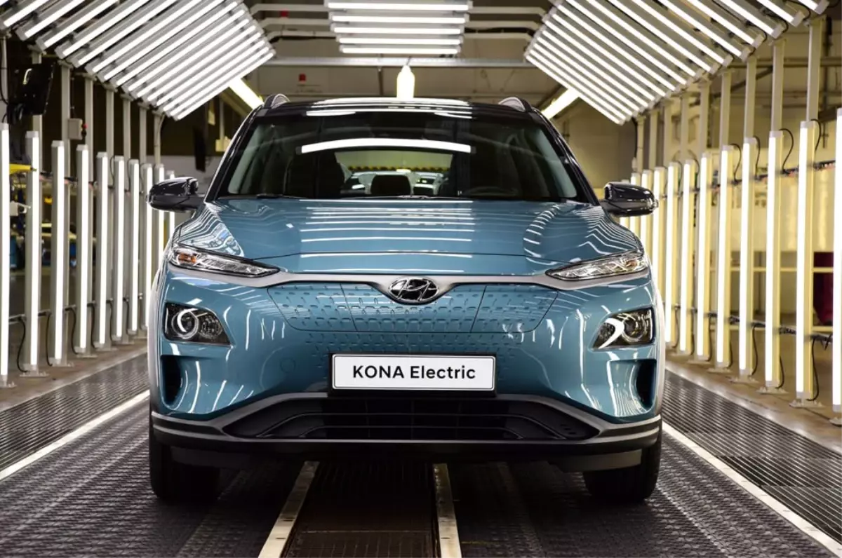 Hyundai Kona Electric Avrupa\'da üretime başlıyor