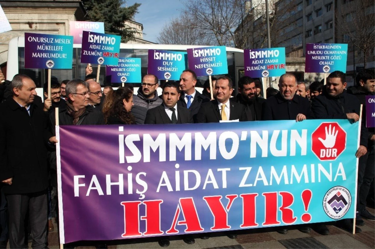 İSMMMO\'ya maktu üye aidat protestosu