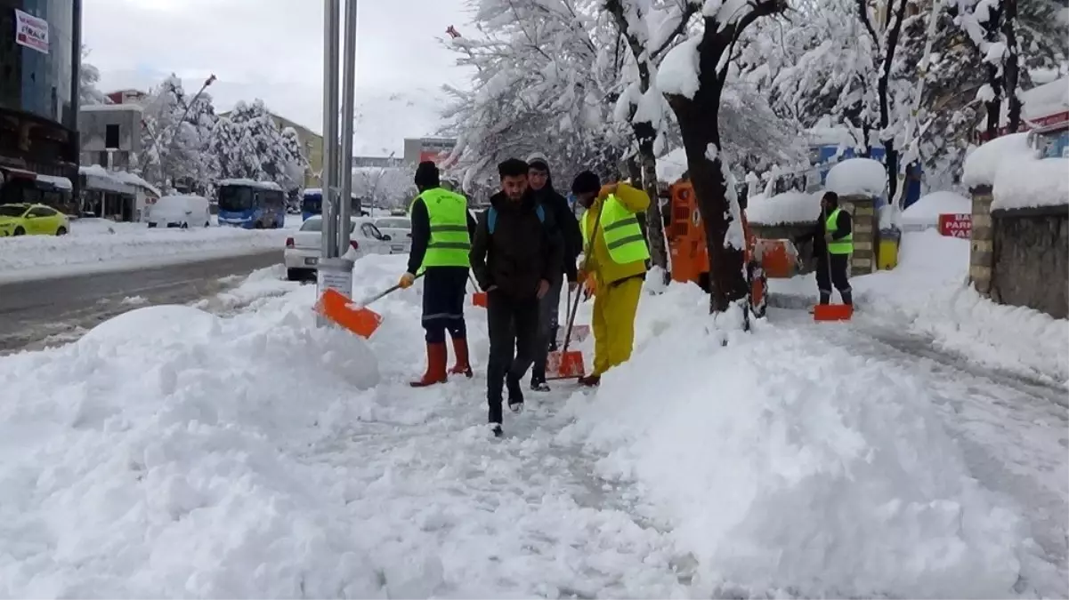 Muş kar esaretinde