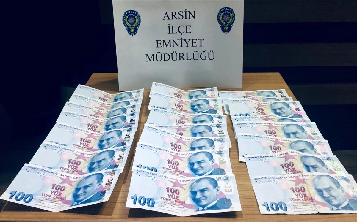 Trabzon\'da sahte banknot ele geçirildi