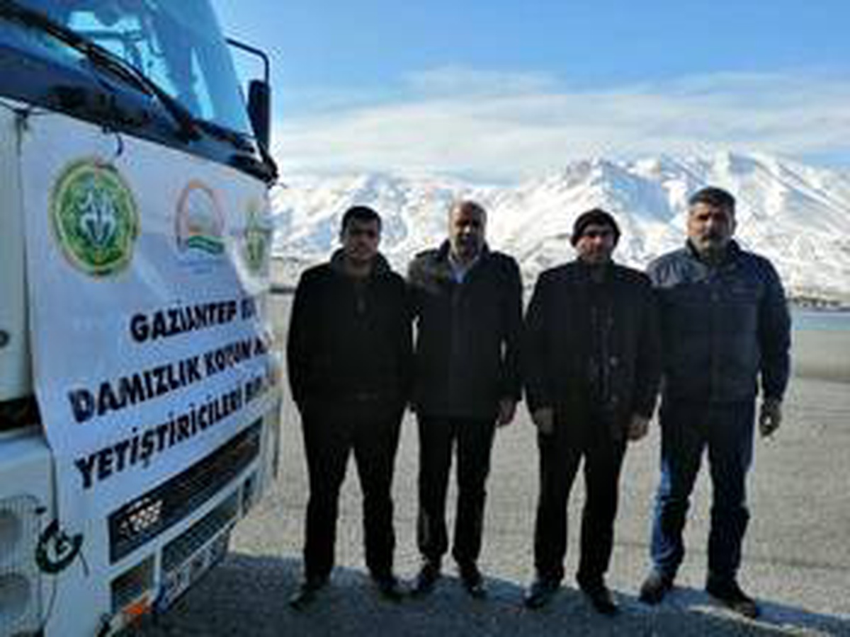 Gaziantep\'ten hayvancılıkla geçinen depremzedelere yardım
