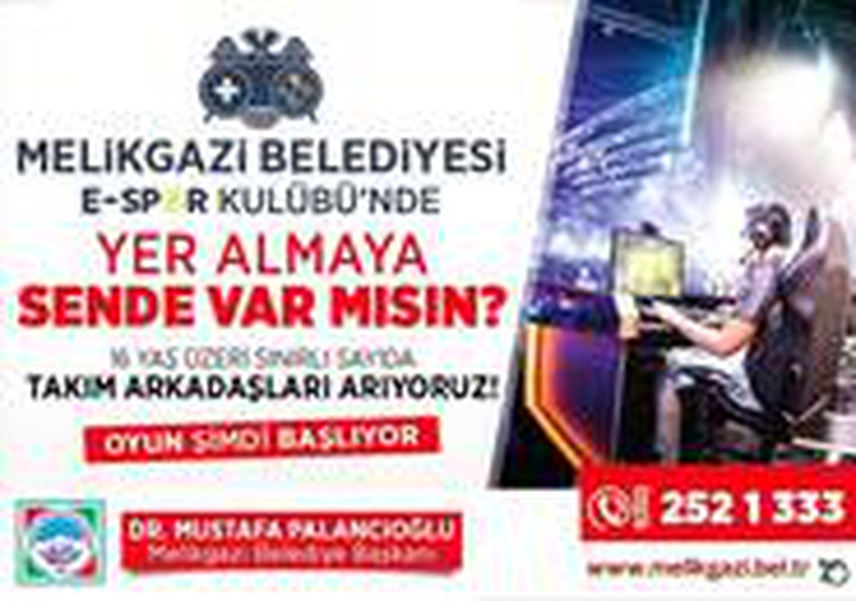 Melikgazi\'de ilk e-spor kulübü kuruluyor