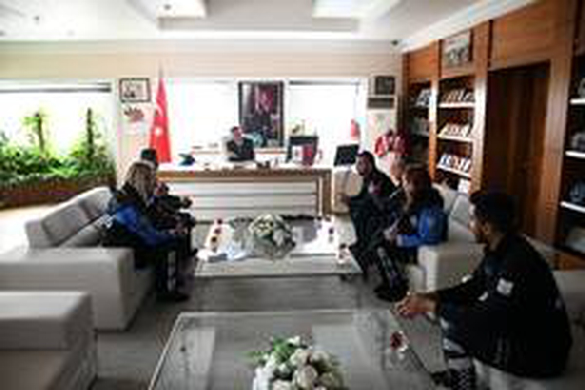 112 Acil Çağrı Merkezinin tanıtımı yapılıyor