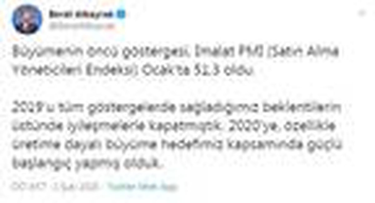 Bakan Albayrak: 2020\'ye güçlü başlangıç yaptık