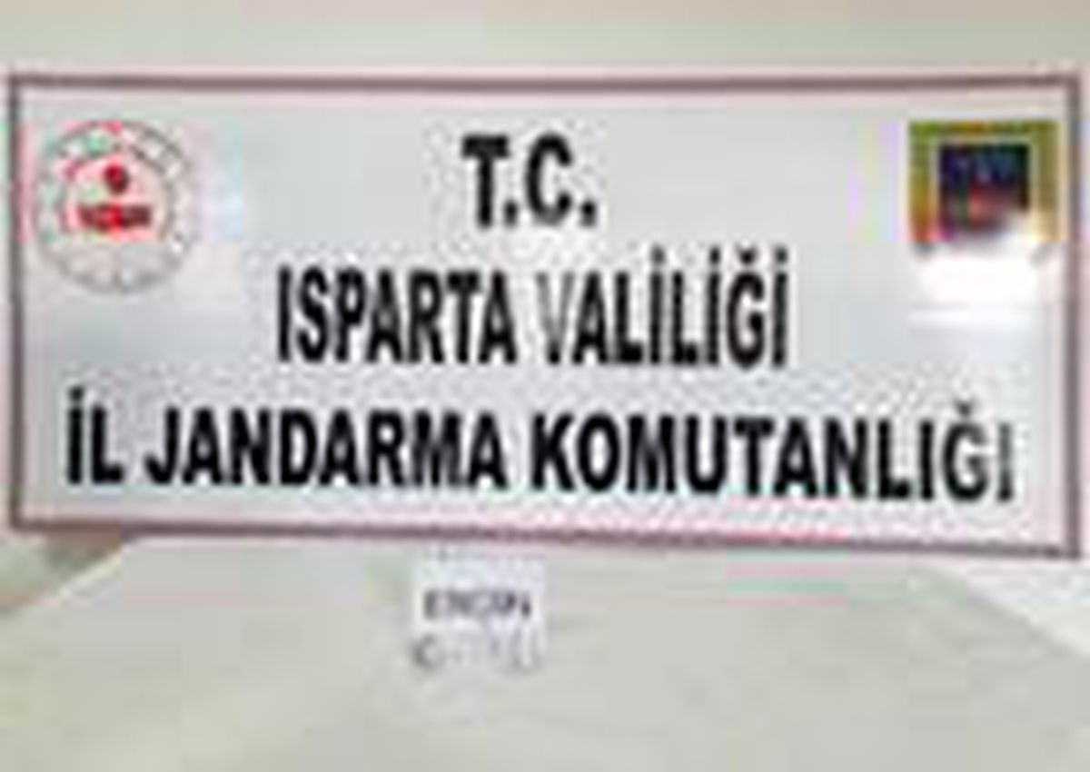 Isparta\'da, jandarmadan uyuşturucu operasyonu