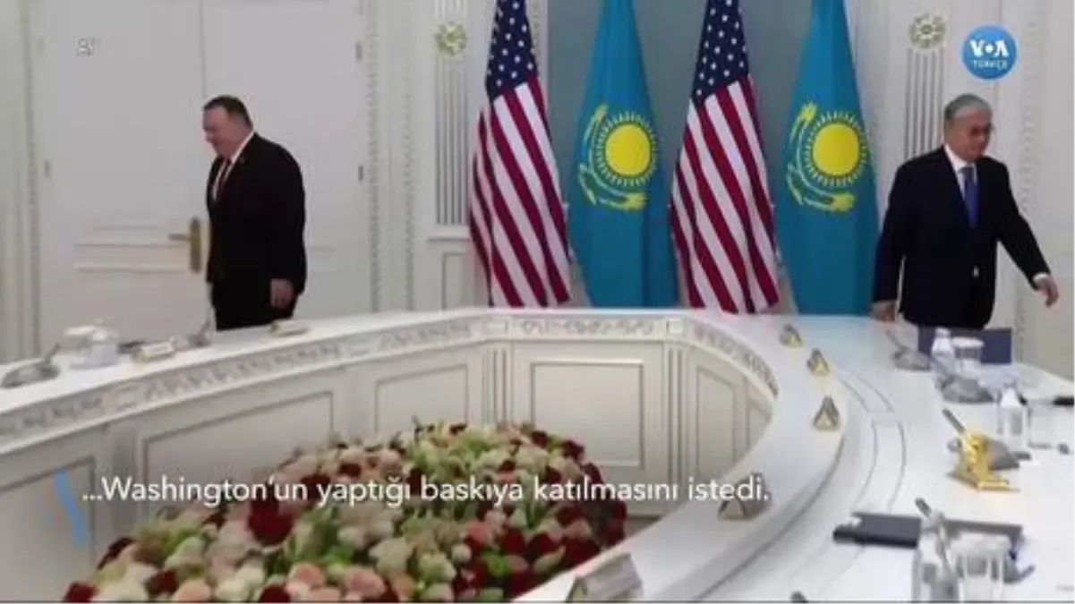 Pompeo\'dan Kazakistan\'a \'Uygur\' Çağrısı