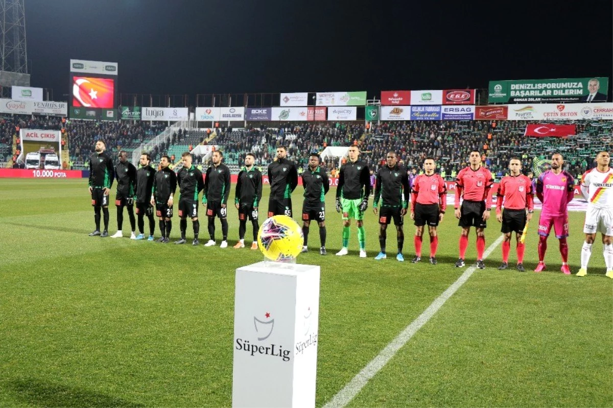 Süper Lig: Denizlispor: 0 - Göztepe: 1 (İlk yarı)